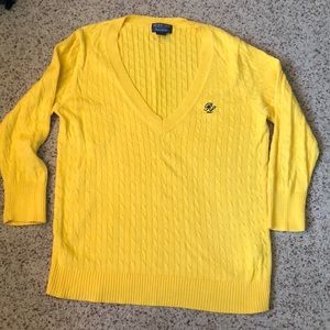 Yellow Polo Ralph Lauren sweater - 3/4 sleeves